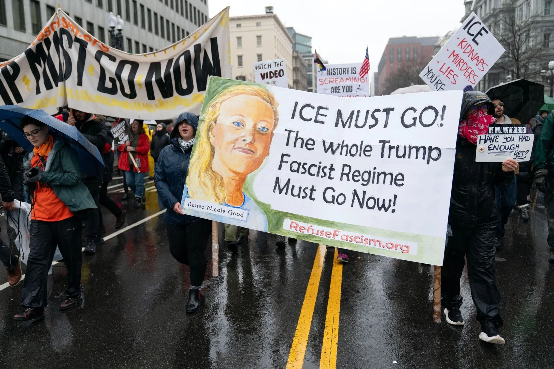 Πορεία στη μνήμη της Renee Nicole Good