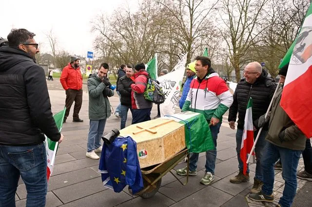 Διαμαρτυρία αγροτών για τη Mercosur