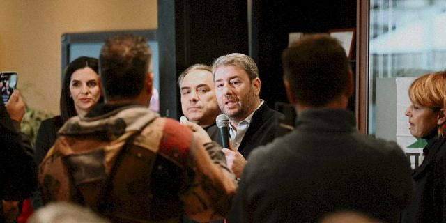 Επίσκεψη του προέδρου του ΠΑΣΟΚ - Κινήματος Αλλαγής Νίκου Ανδρουλάκη στη Καστοριά