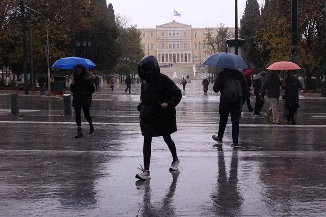Βροχόπτωση στην Αθήνα