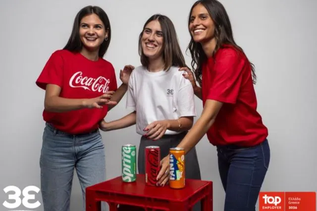 Coca-Cola Τρία Έψιλον: «Κορυφαίος Εργοδότης» στην Ελλάδα για 7η συνεχή χρονιά