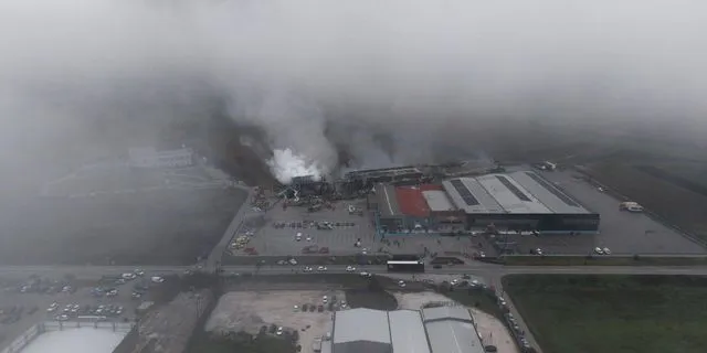 Φονική έκρηξη στη μπισκοτοβιομηχανία "Βιολάντα"