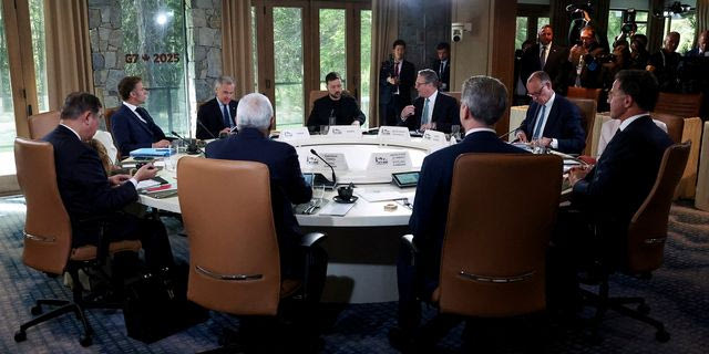 Συνάντηση πρωθυπουργών κρατών της G7 με Ζελένσκι και Ρούτε