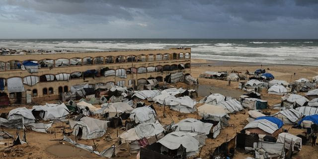 Σκηνές εκτοπισμένων Παλαιστινίων