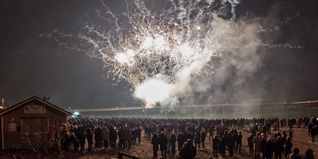 Πυροτεχνήματα στην αλλαγή του χρόνου στη Γερμανία