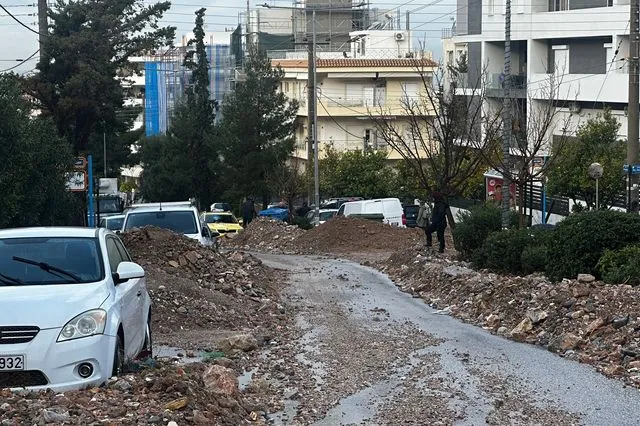 Η επόμενη μέρα της κακοκαιρίας στην Άνω Γλυφάδα