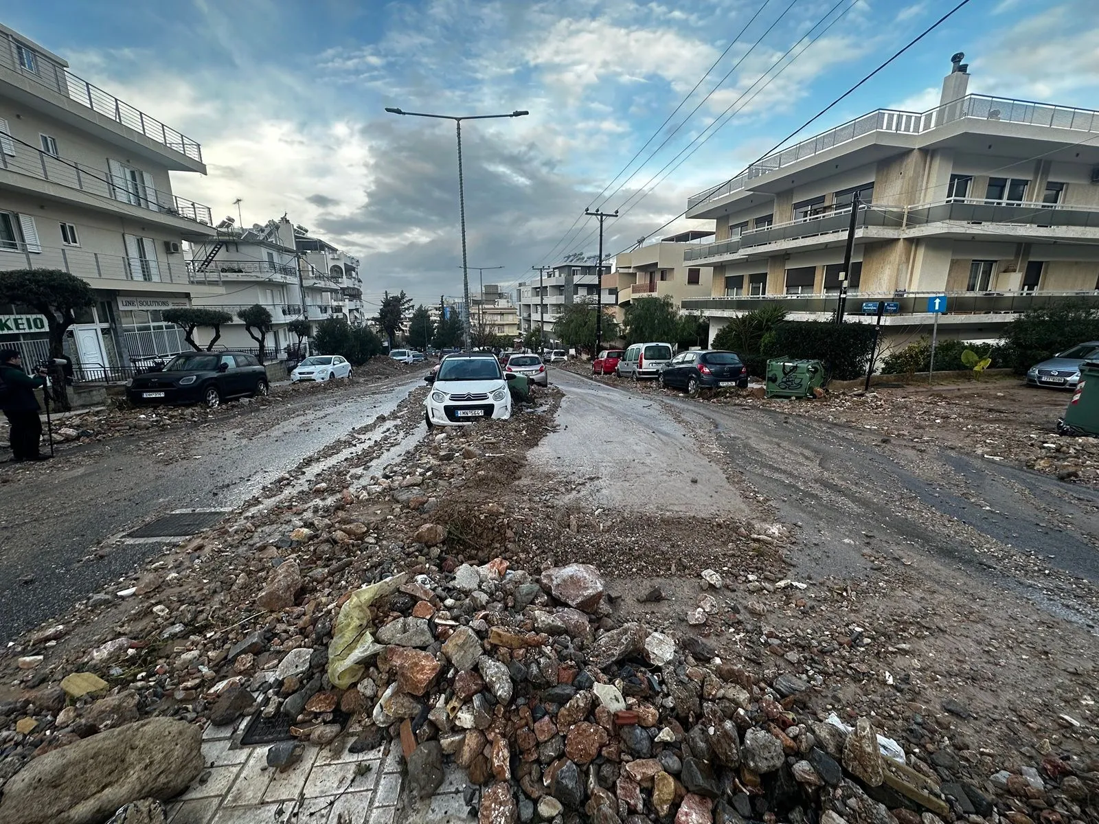 Η επόμενη μέρα της κακοκαιρίας στην Γλυφάδα