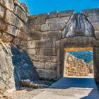 Η πύλη των Λιονταριών στον αρχαιολογικό χώρο των Μυκηνών