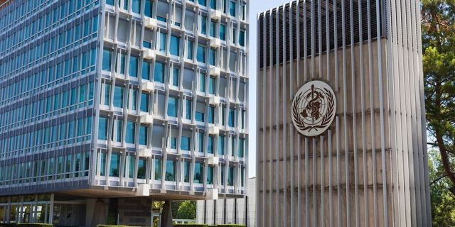 Τα γραφεία της έδρας του Παγκόσμιου Οργανισμού Υγείας στη Γενεύη