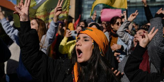 Κούρδοι διαδηλωτές (φωτογραφία αρχείου)