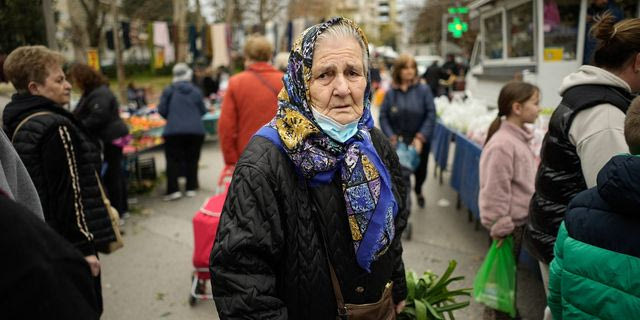Στιγμιότυπο από λαϊκή αγορά στην Άνω Ηλιούπολη Θεσσαλονίκης