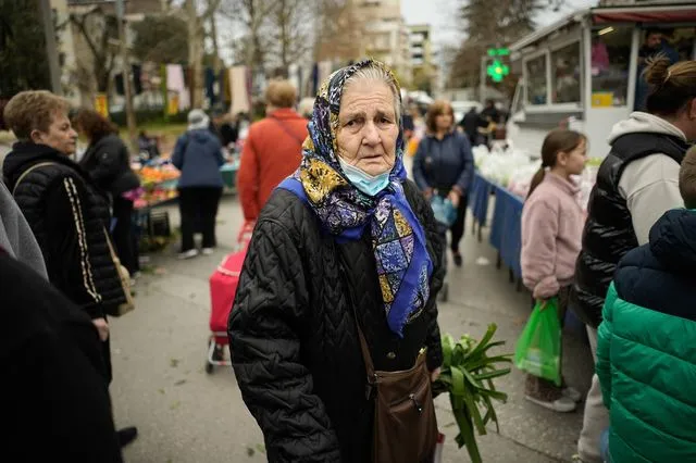 Στιγμιότυπο από λαϊκή αγορά στην Άνω Ηλιούπολη Θεσσαλονίκης
