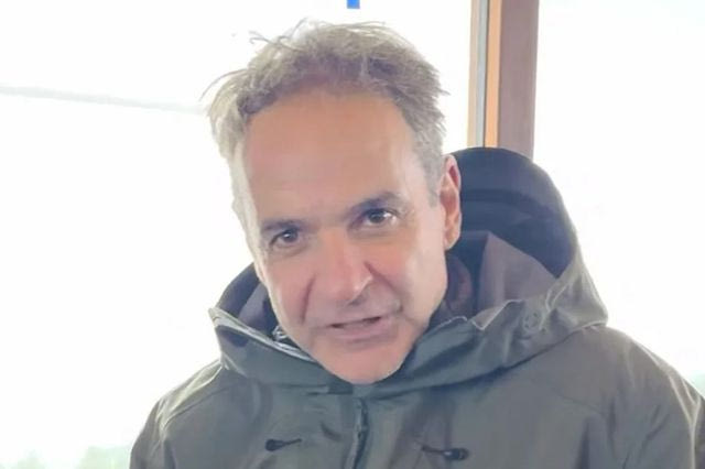 Στο χιονοδρομικό των Καλαβρύτων ο Κ. Μητσοτάκης – Το βίντεο που ανήρτησε