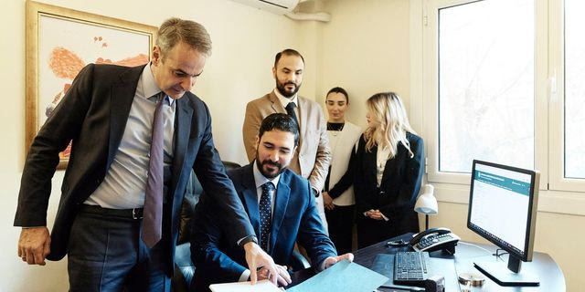 Στην παρουσίαση του νέου ψηφιακού δικαστικού φακέλου ο Κυριάκος Μητσοτάκης