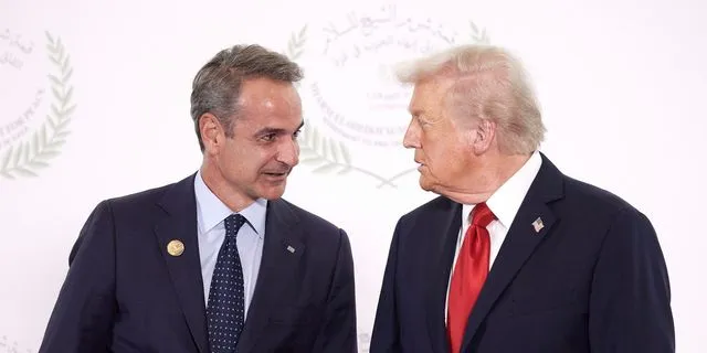 Στιγμιότυπο από παλαιότερη συνάντηση Μητσοτάκη-Τραμπ