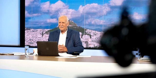 Ο Δημήτρης Παπαδάκης στην τελευταία του εκπομπή