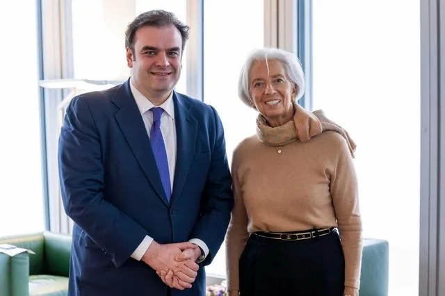 Συνάντηση Πιερρακάκη – Λαγκάρντ στην ΕΚΤ