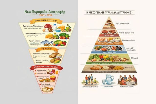 Η νέα διατροφική πυραμίδα στις ΗΠΑ είναι η χαρά του κρεατοφάγου – Τα sos μιας διατροφολόγου