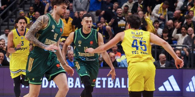 Μακάμπι – Παναθηναϊκός AKTOR 75-71: Πάλεψε, αλλά πληγώθηκε από απουσίες και αστοχία