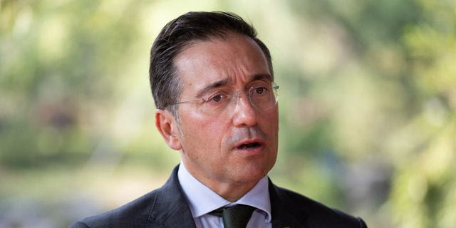 O Ισπανός υπουργός Εξωτερικών Χοσέ Μανουέλ Άλμπαρες