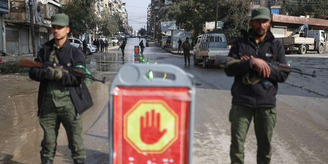 Δυνάμεις του συριακού στρατού στο Χαλέπι