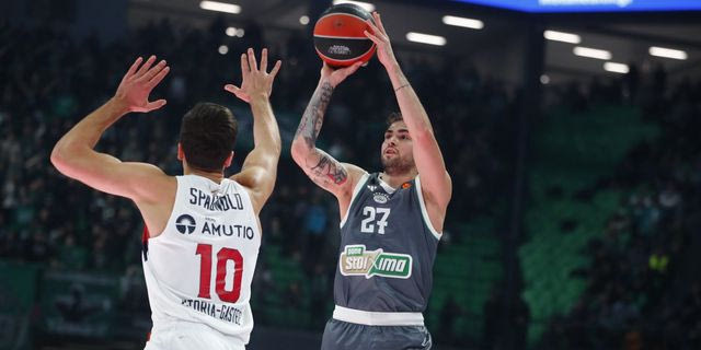 Παναθηναϊκός AKTOR – Μπασκόνια 93-74: Ο Τολιόπουλος υπέγραψε τη νίκη των πρασίνων