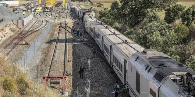 Ισπανία: Τρένο συγκρούστηκε με γερανό – Έξι ελαφρά τραυματίες