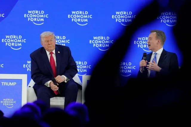 Ο Ντόναλντ Τραμπ στο Νταβός