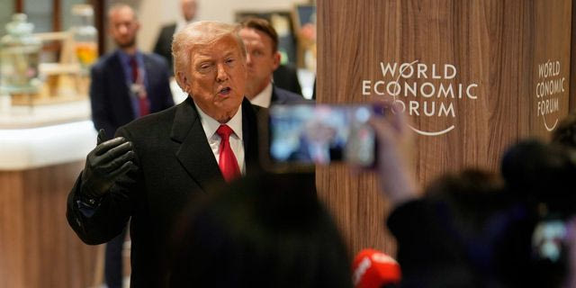 Ο Ντόναλντ Τραμπ στο Νταβός