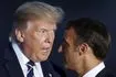 Ο Εμανουέλ Μακρόν και ο Ντόναλντ Τραμπ