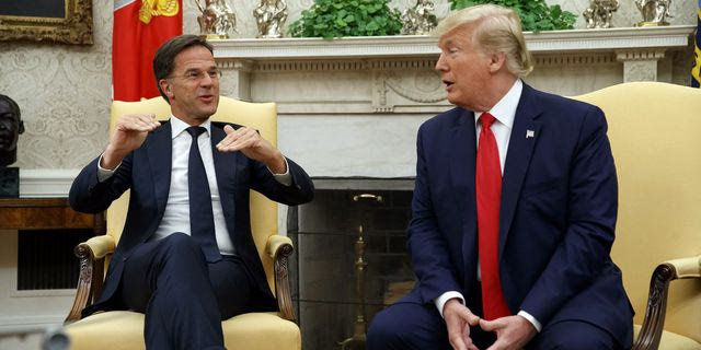 Μαρκ Ρούτε και Ντόναλντ Τραμπ