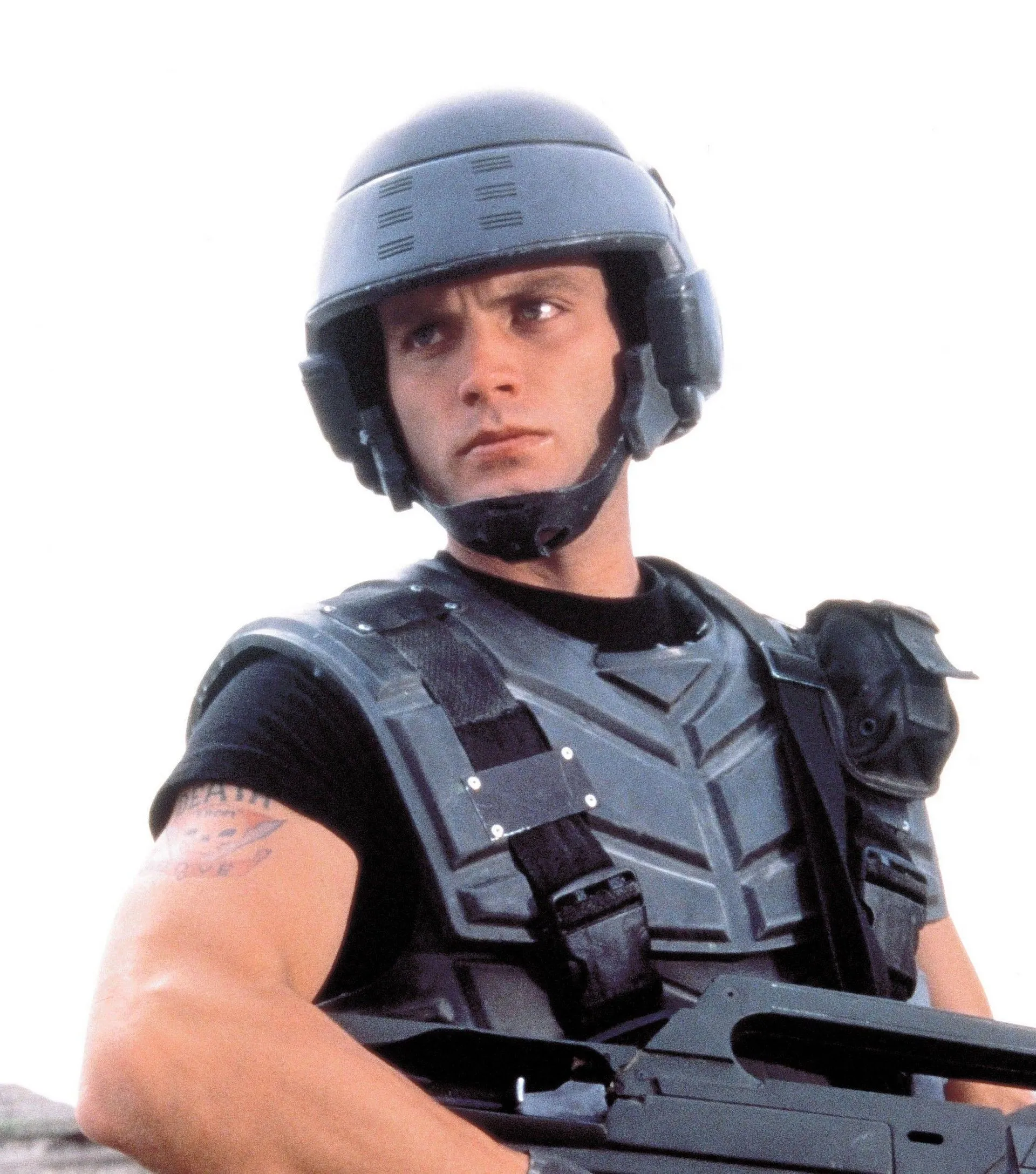 O Casper Van Dien ως Johnny Rico στην ταινία Starship Troopers