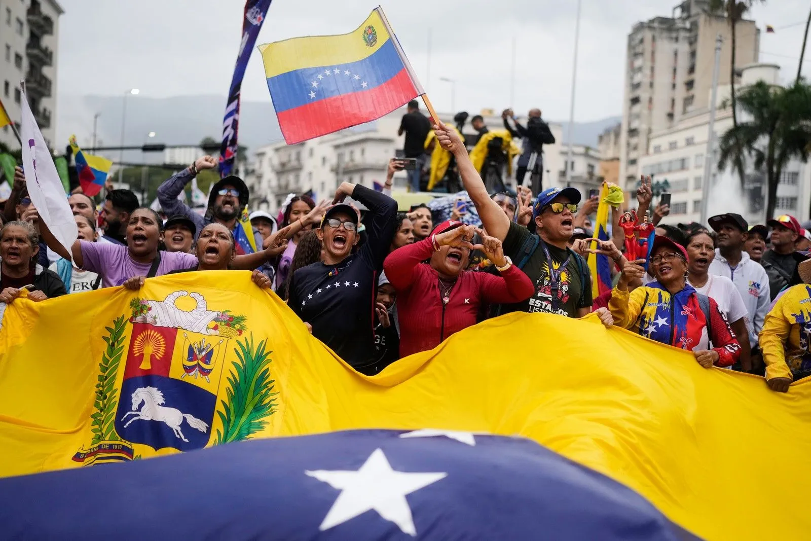 Διαδηλωτές στο Καράκας ζητούν την απελευθέρωση Μαδούρο