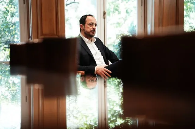 O πρόεδρος της Κυπριακής Δημοκρατίας Νίκος Χριστοδουλίδης,