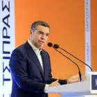 O Αλέξης Τσίπρας στην παρουσίαση της “Ιθάκης” στη Λάρισα