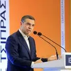 O Αλέξης Τσίπρας στην παρουσίαση της “Ιθάκης” στη Λάρισα