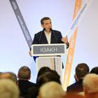 O Αλέξης Τσίπρας στην παρουσίαση της “Ιθάκης” στη Λάρισα