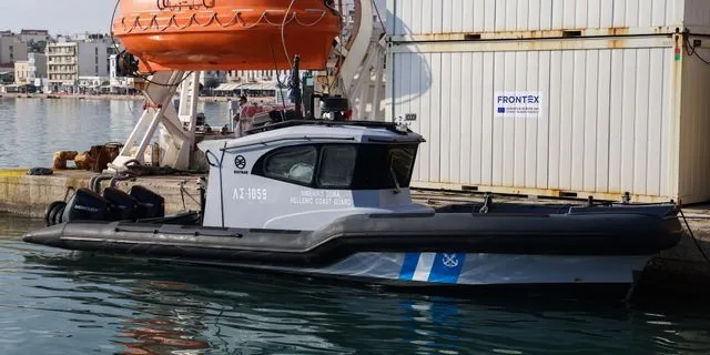 Το σκάφος του Λιμενικού που ενεπλάκη στο ναυάγιο της Χίου