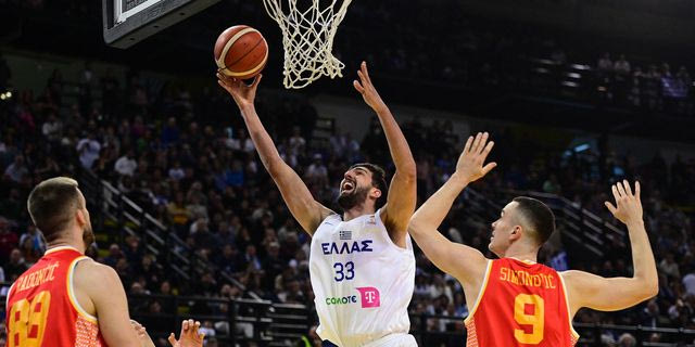 Ελλάδα – Μαυροβούνιο: Πρώτη ήττα για την Εθνική στα προκριματικά του MundoBasket 2027