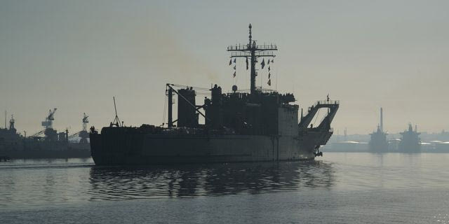 Το πλοίο Papaloapan του Πολεμικού Ναυτικού του Μεξικό που μεταφέρει βοήθεια σύμφωνα με την κυβέρνηση του Μεξικού, φτάνει στο λιμάνι της Αβάνας, Κούβα, την Πέμπτη, 12 Φεβρουαρίου 2026.