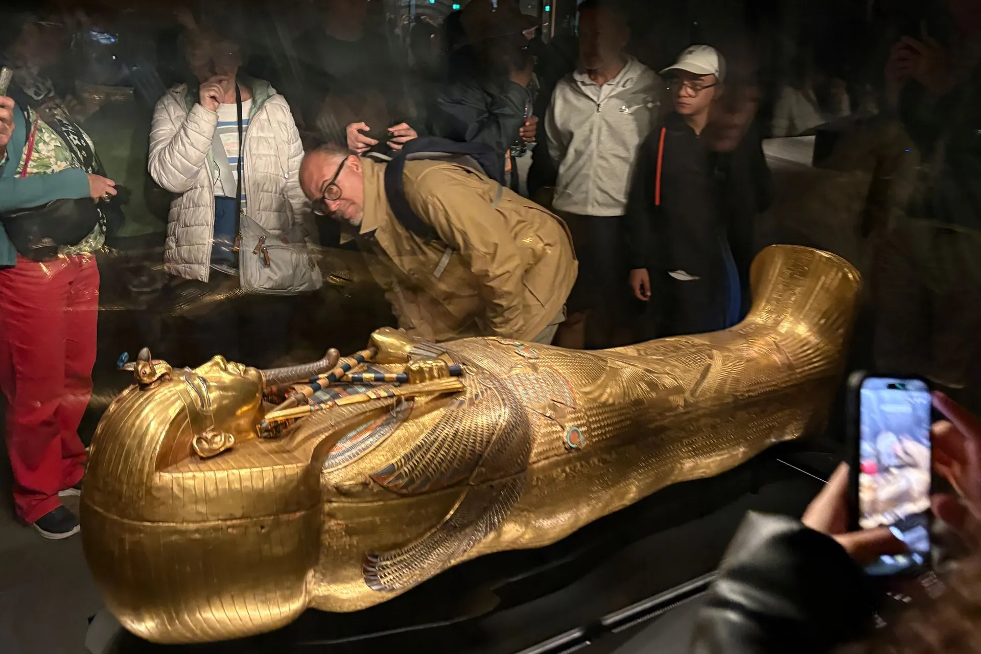 χρυσή σαρκοφάγος του βασιλιά Τουταγχαμών