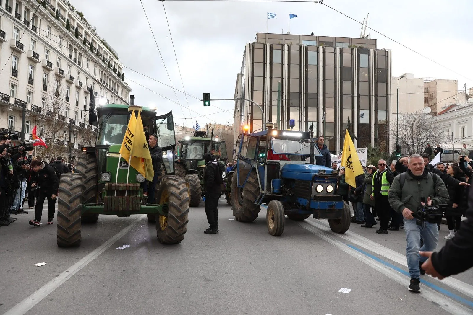 Πανελλαδικό συλλαλητήριο αγροτών στην Αθήνα