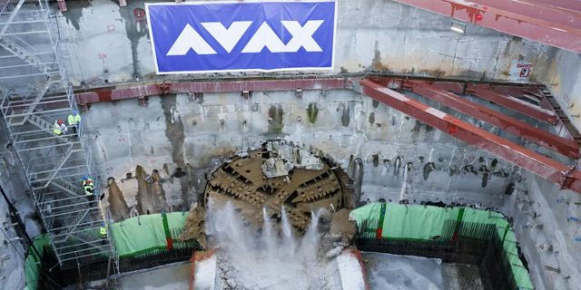 Kατασκευή του τμήματος της σήραγγας Κατεχάκη – Ευαγγελισμός