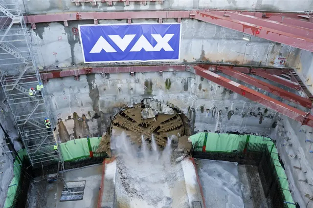 Kατασκευή του τμήματος της σήραγγας Κατεχάκη – Ευαγγελισμός