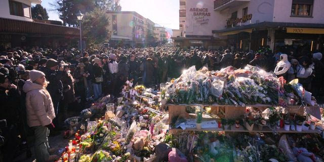 Μνημείο για τα θύματα της πυρκαγιάς στο Κραν Μοντανά