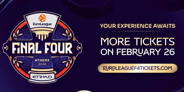 Η EuroLeague αποκάλυψε πόσος κόσμος προσπάθησε να πάρει εισιτήριο για το Final Four 2026