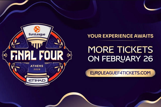 Η EuroLeague αποκάλυψε πόσος κόσμος προσπάθησε να πάρει εισιτήριο για το Final Four 2026