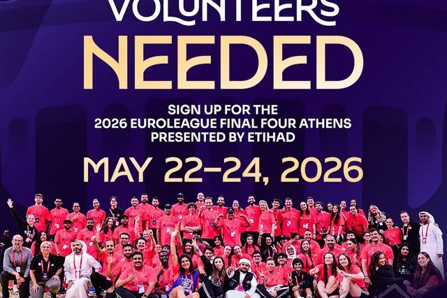 EuroLeague: Ξεκίνησαν οι δηλώσεις εθελοντών για το Final Four της Αθήνας
