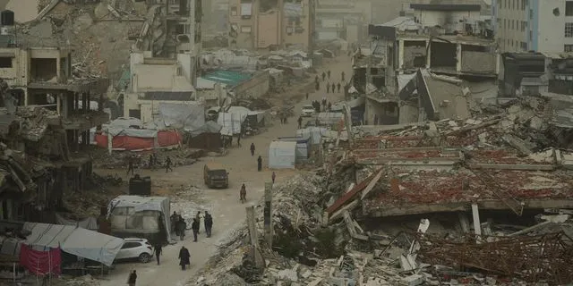 Η κατεστραμμένη από τους ισραηλινούς βομβαρδισμούς Γάζα