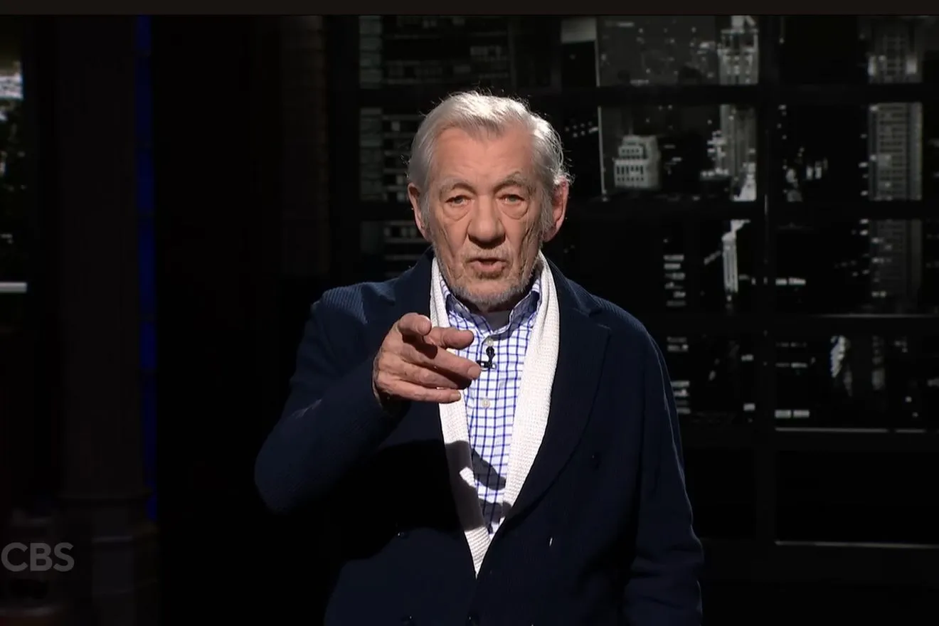 O Ian McKellen στον Stephen Colbert